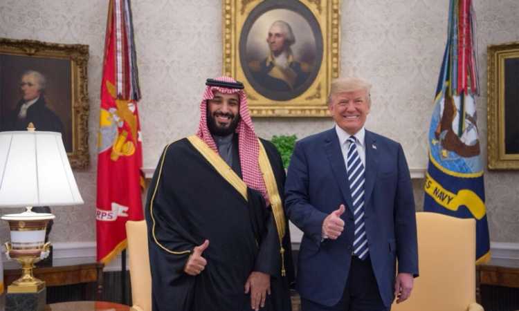 بن سلمان وترامب 