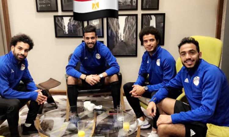 لاعبو منتخب مصر