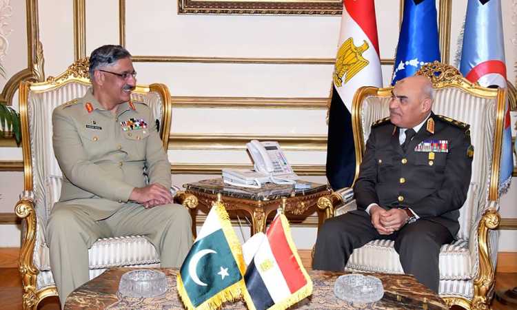 وزير الدفاع ورئيس أركان الجيش الباكستانى