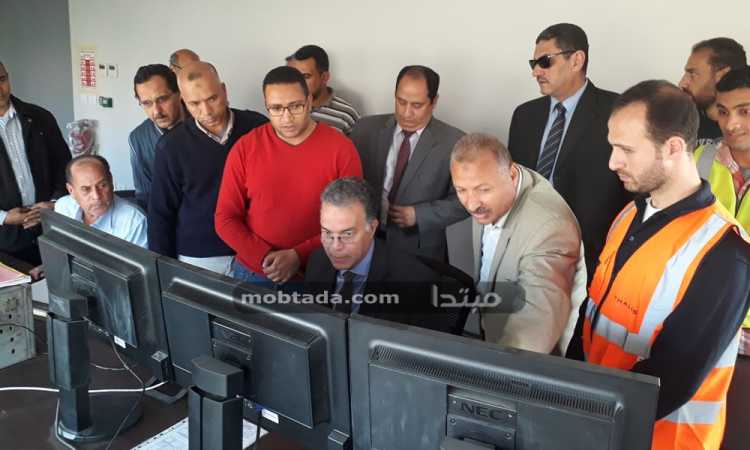وزير النقل فى محطة ايتاى البارود