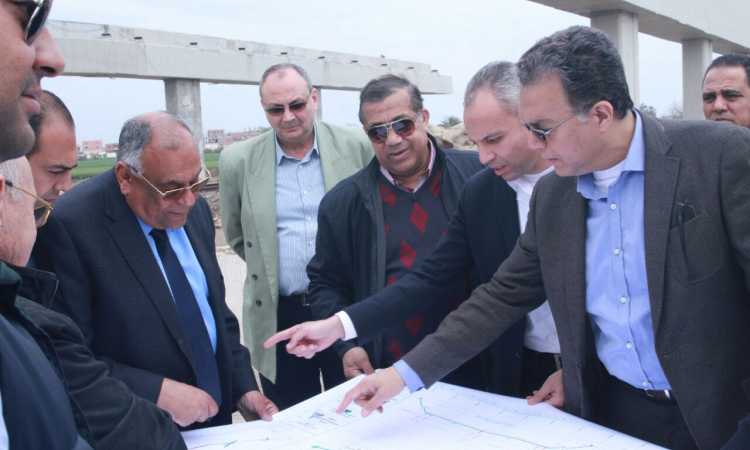 وزير النقل يتابع أعمال الدائرى الإقليمى