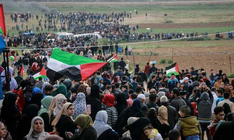 مسيرات العودة فى فلسطين