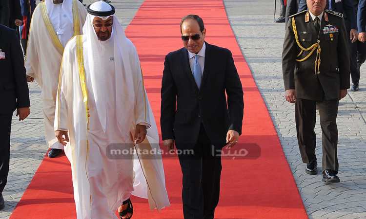 السيسى ومحمد بن زايد