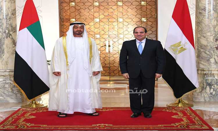 السيسى ومحمد بن زايد