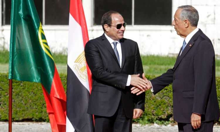 السيسى والرئيس البرتغالى