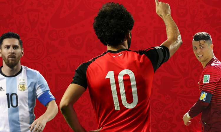 صلاح وميسى ورونالدو