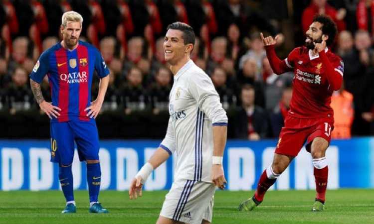 محمد صلاح ورونالدو وميسى