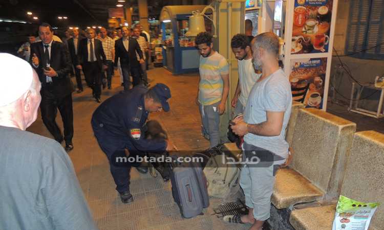جولة لمدير شرطة النقل فى السكك الحديد