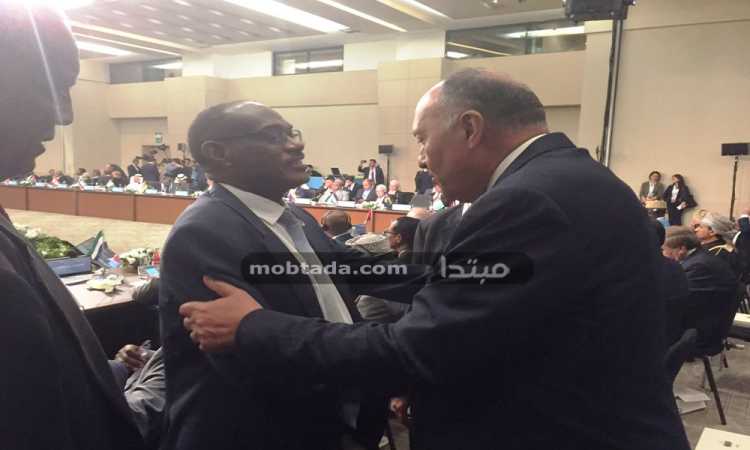 سامح شكرى ونظيره السودانى 