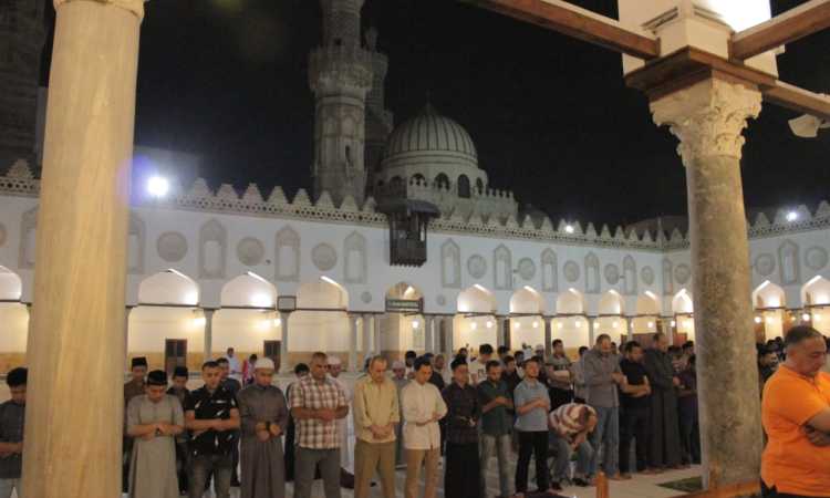 صلاة التراويح فى المسجد الأزهر