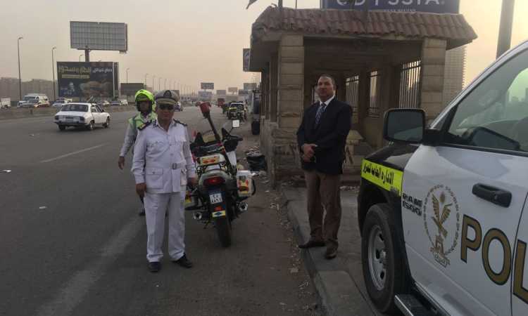 اللواء عصمت الأشقر خلال الجولة