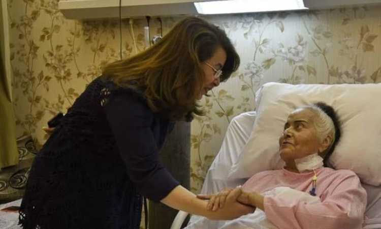 آخر ظهور للفنانة الراحلة مديحة يسرى