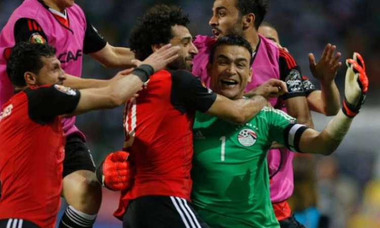 عصام الحضرى ومحمد صلاح