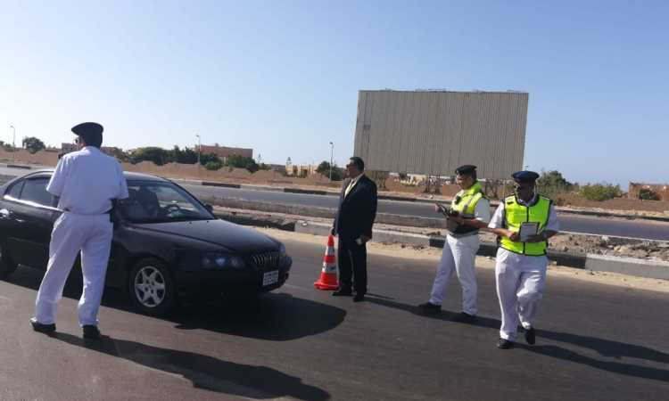 مدير المرور خلال إحدى الحملات