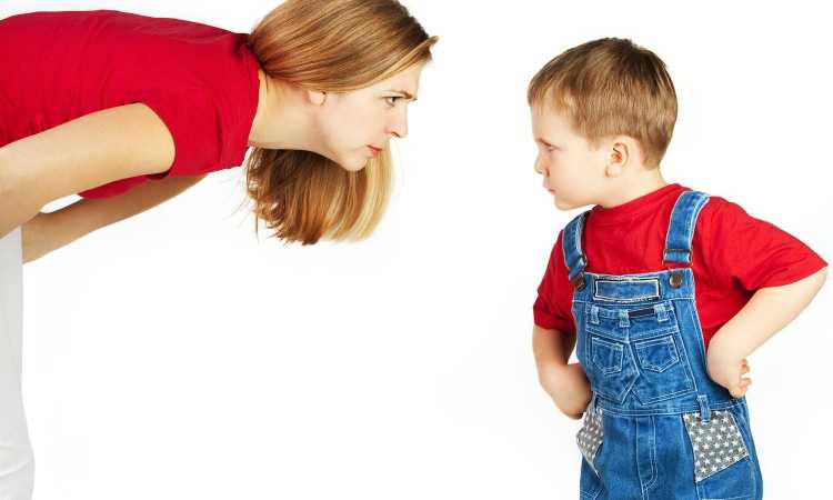 أثر الصراخ فى وجه الأطفال