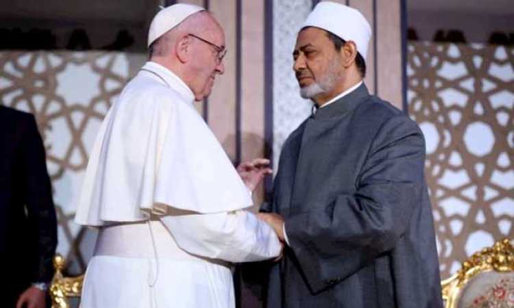شيخ الأزهر والبابا فرانسيس