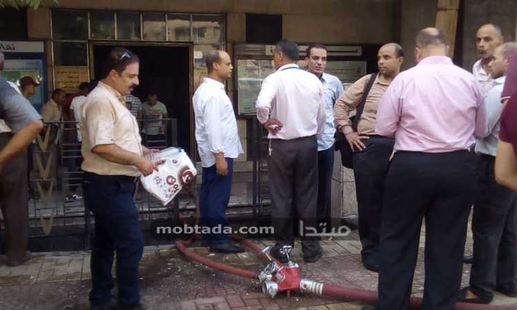حريق نقابة التجاريين 
