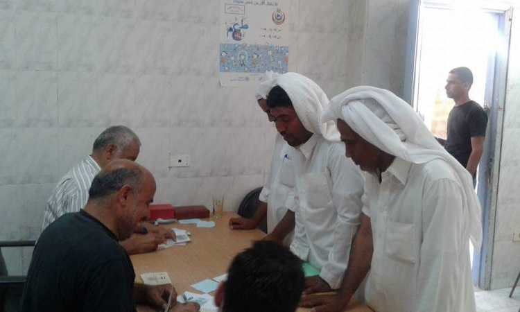 تطعيم حجاج قرية الروضة بشمال سيناء