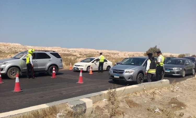 حملات مرورية على الطريق السريعة