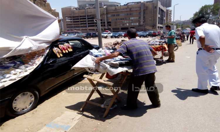 إزالة إشغالات من شوارع القاهرة