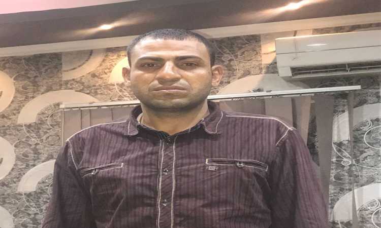 المتهم بعد القبض عليه