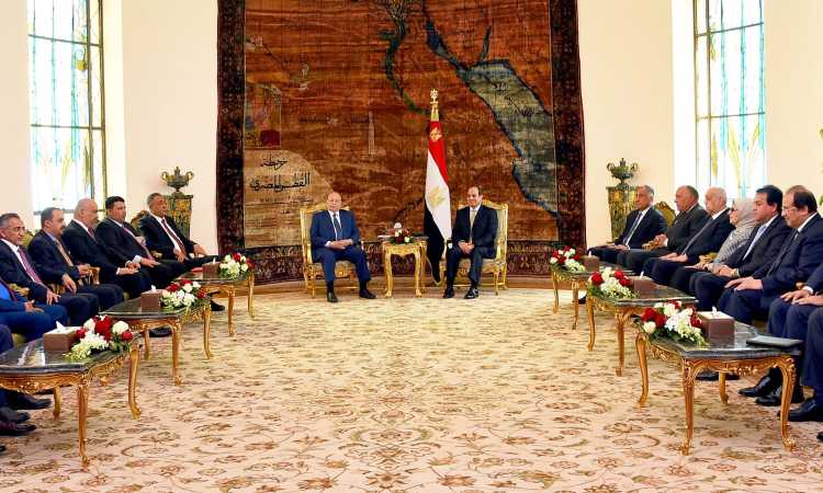 الرئيس السيسى والرئيس اليمنى