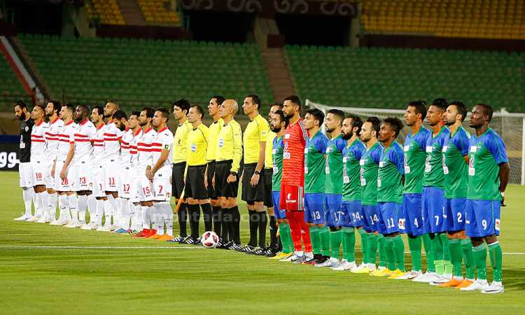 جهاز المنتخب يظهر فى مدرجات مباراة الزمالك والمقاصة