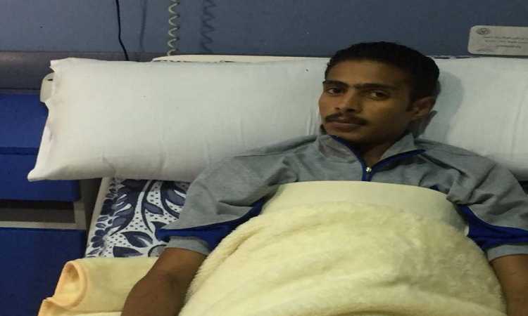 مريض يعالج بمستشفى الشرطة
