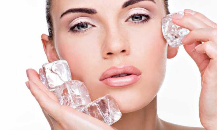مكعبات الثلج لعلاج الصداع