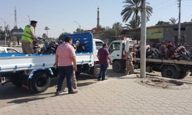 حجز الدراجات البخارية المخالفة 