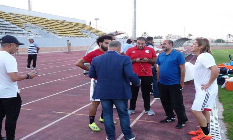 أبو ريدة ومحمد صلاح