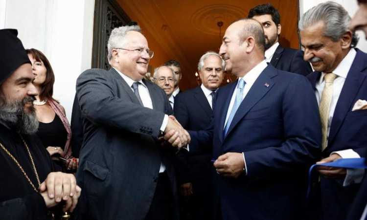وزير الخارجية التركى واليونانى