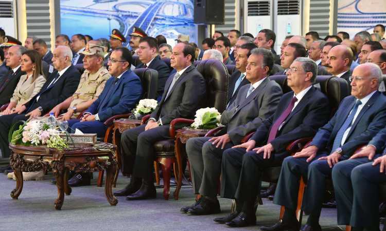 افتتاح السيسى لعدد من الطرق والمحاور