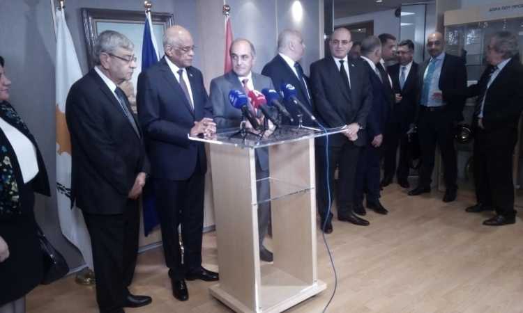 على عبد العال ونظيره القبرصى