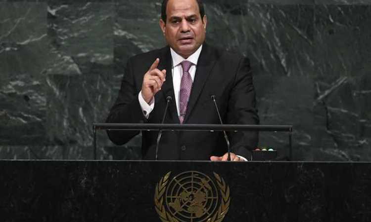 الرئيس عبد الفتاح السيسي يلقي كلمة أمام الجمعية للأمم المتحدة بنيويورك