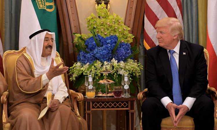 ترامب وأمير الكويت