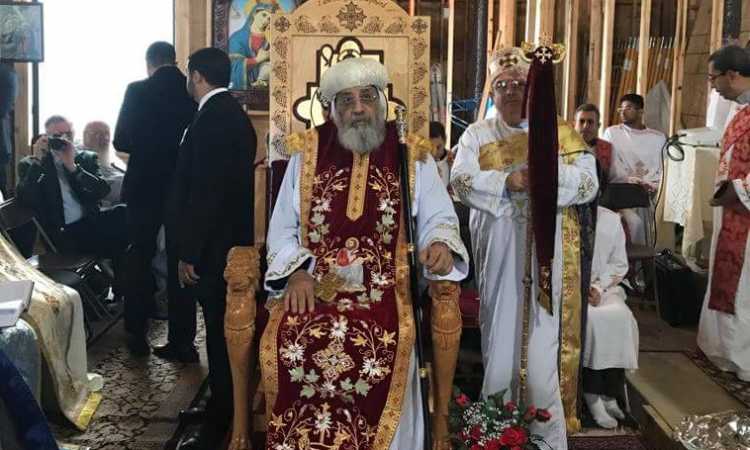 البابا تواضروس فى دير العذراء ومار يوحنا للراهبات بأوهايو