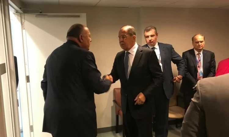وزير الخارجية ونظيره الروسى