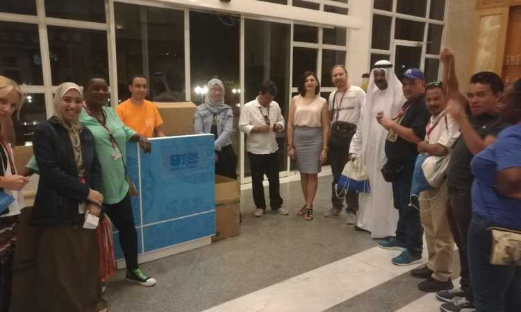 الوفود المشاركة فى منتدى شباب العالم