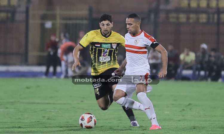 مباراة الزمالك والإنتاج الحربى