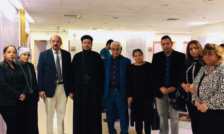 وفد الولايات المتحدة يزور مصابى حادث المنيا