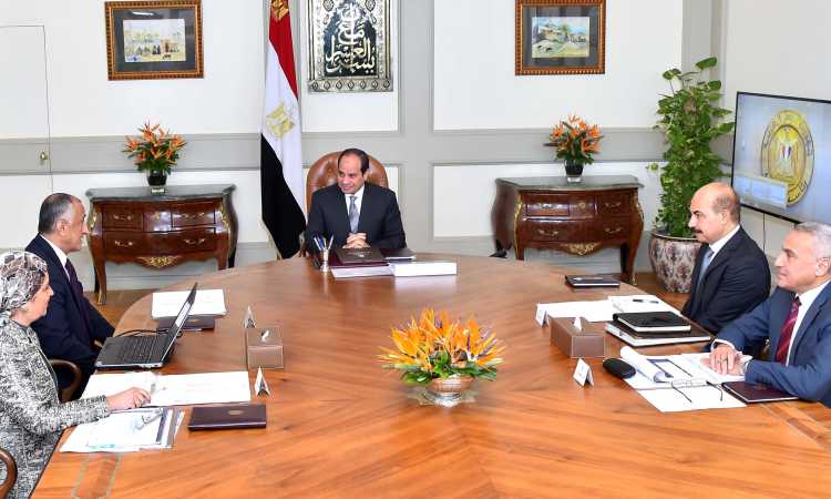 الرئيس السيسى ومحافظ البنك المركزى
