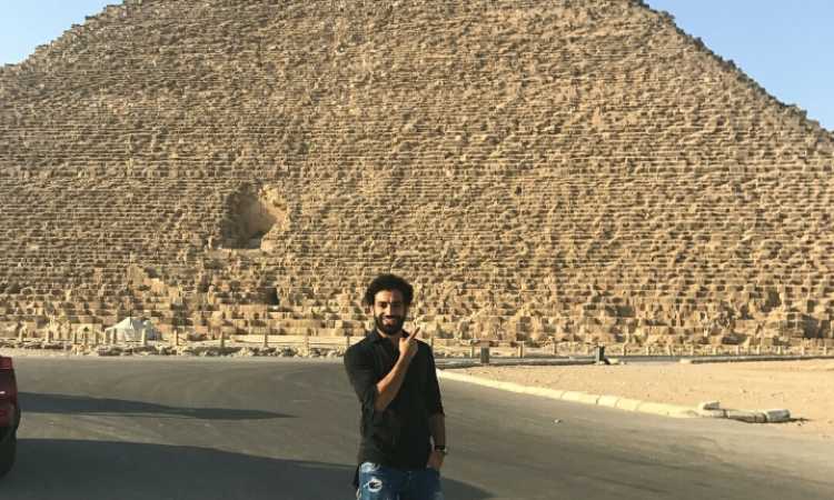 محمد صلاح فى الأهرامات