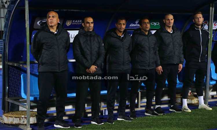 محمد يوسف والجهاز الفنى للنادى الأهلى