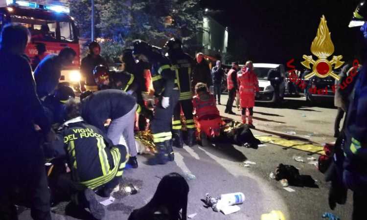 حادث تدافع في ملهى ليلي ـ إيطاليا