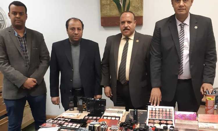 إحباط تهريب مستحضرات تجميل بمطار برج العرب
