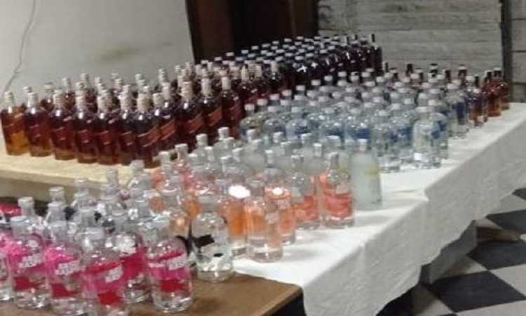 الخمور المضبوطة