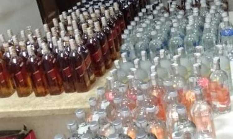 الخمور المضبوطة