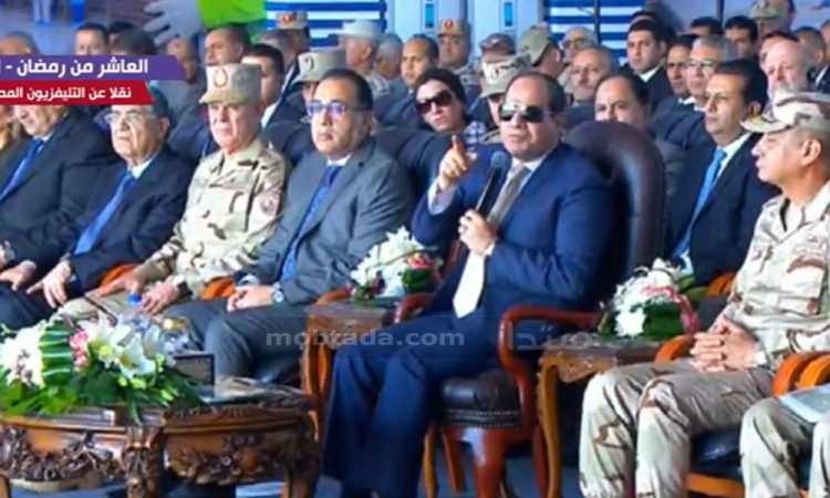 الرئيس السيسى يتابع افتتاح الصوب الزراعية 