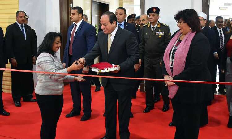 السيسى يفتتح معرض الكتاب